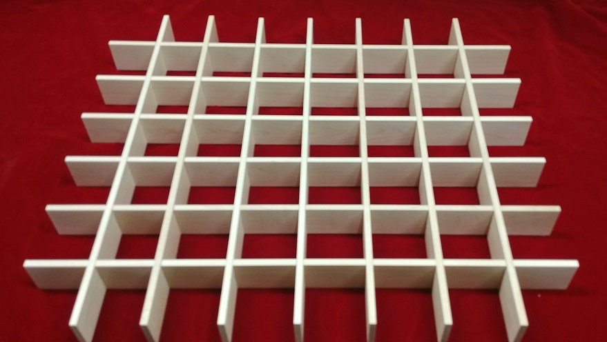 maple cubby grid for spices